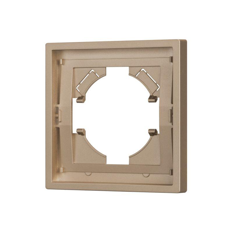 Рамка 1-м FRM-TENDO-PL-1-GD пластик. зол. Arlight 053838