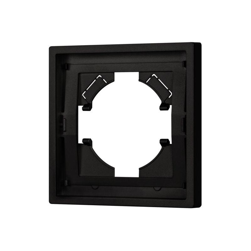 Рамка 1-м FRM-TENDO-SFPL-1-BK пластик. черн. Arlight 054642