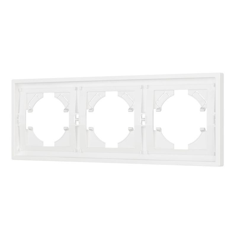 Рамка 3-м FRM-TENDO-SFPL-3-WH пластик. бел. Arlight 054653