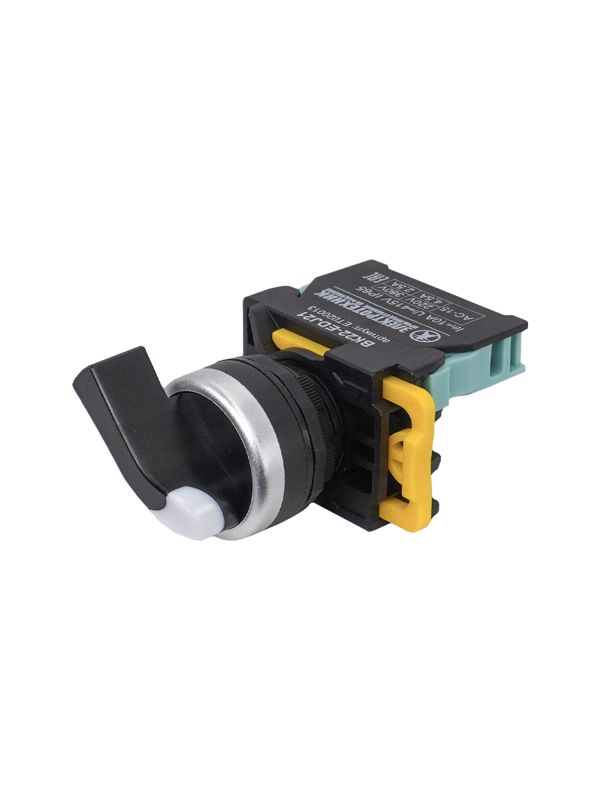 Переключатель ВК22-EDJ21 1НО на 2 положения с фиксацией I-O длинная рукоятка d22мм IP65 Электротехник ET020013