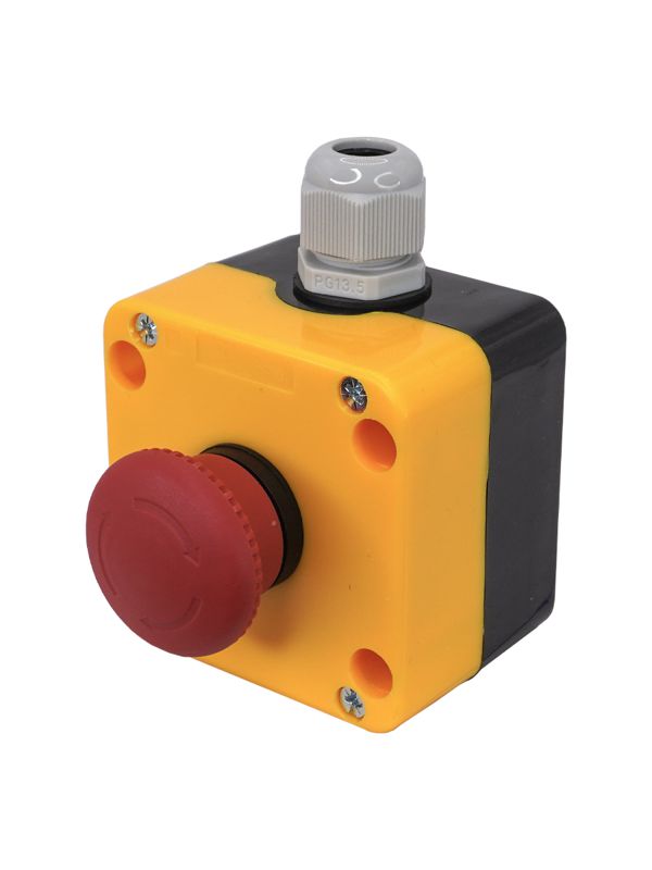 Пост управления ПКУ-22-K178F-65У1 1 гриб с фиксацией 2НЗ IP65 красн. Электротехник ET014861