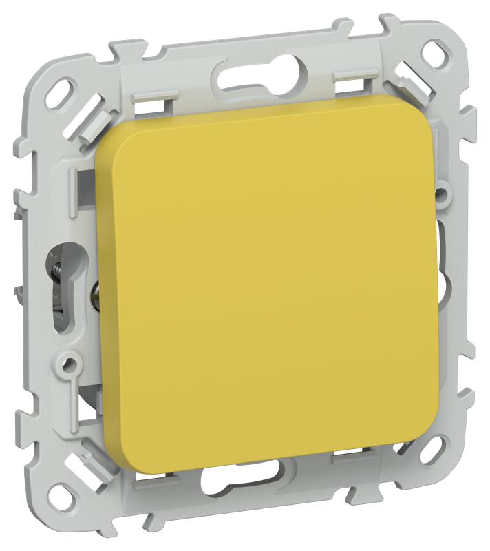 Выключатель 1-кл. СП FLITE ВС11-1-0-ФлЖК 10А механизм желт. карри IEK FI-V10-0-10-1-K44