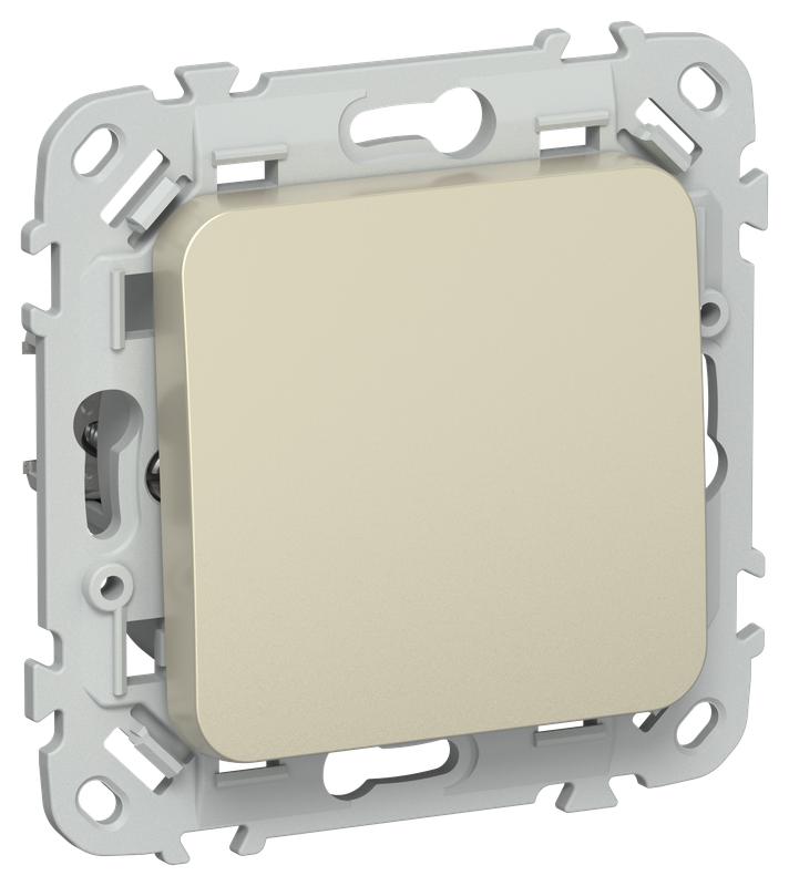 Выключатель 1-кл. СП FLITE ВС11-1-0-ФлШ 10А механизм шампань IEK FI-V10-0-10-1-K37