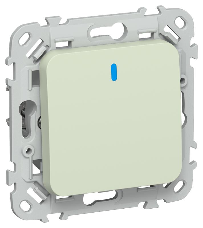 Выключатель проходной 1-кл. СП FLITE ВС61-1-1-ФлП 10А с индикацией механизм панг IEK FI-V12-1-10-1-K92