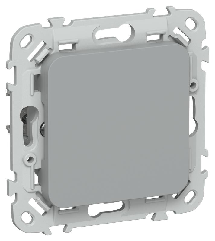 Заглушка СП FLITE ЗГ-ФлС с суппортом механизм сер. IEK FI-PL10-K03