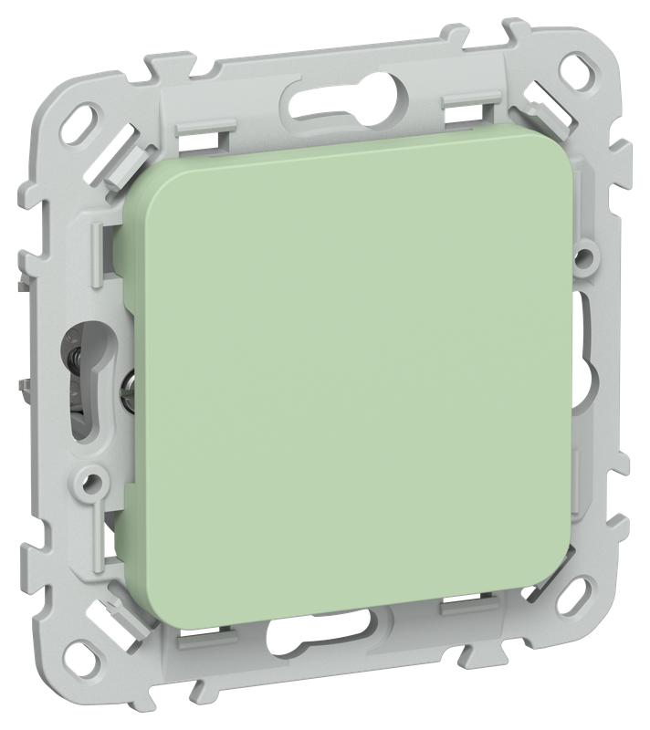 Заглушка СП FLITE ЗГ-ФлФ с суппортом механизм фисташк. IEK FI-PL10-K93