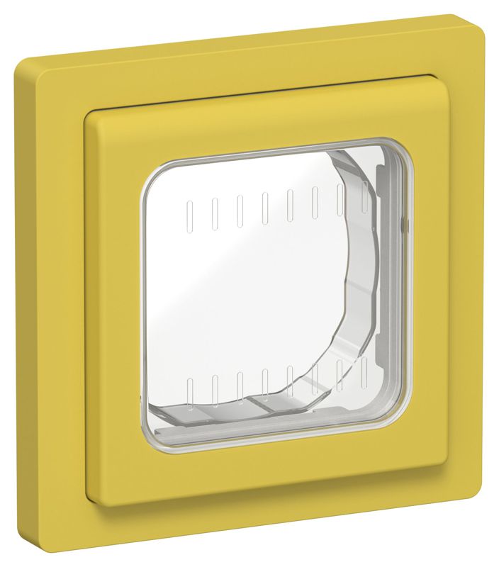 Рамка 1-м СП FLITE Рпро-1-55-ФлЖК IP55 желт. карри IEK FI-M10-32-55-K44