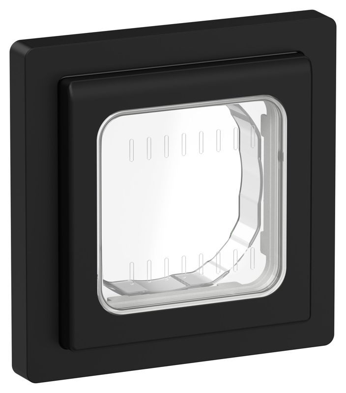 Рамка 1-м СП FLITE Рпро-1-55-ФлЧ IP55 черн. IEK FI-M10-32-55-K02