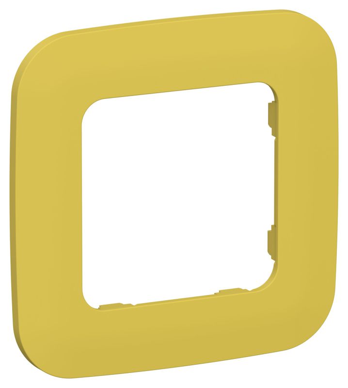 Рамка 1-м СП FLITE РУ-1-А-ФлЖК желт. карри IEK FI-M12-31-20-K44