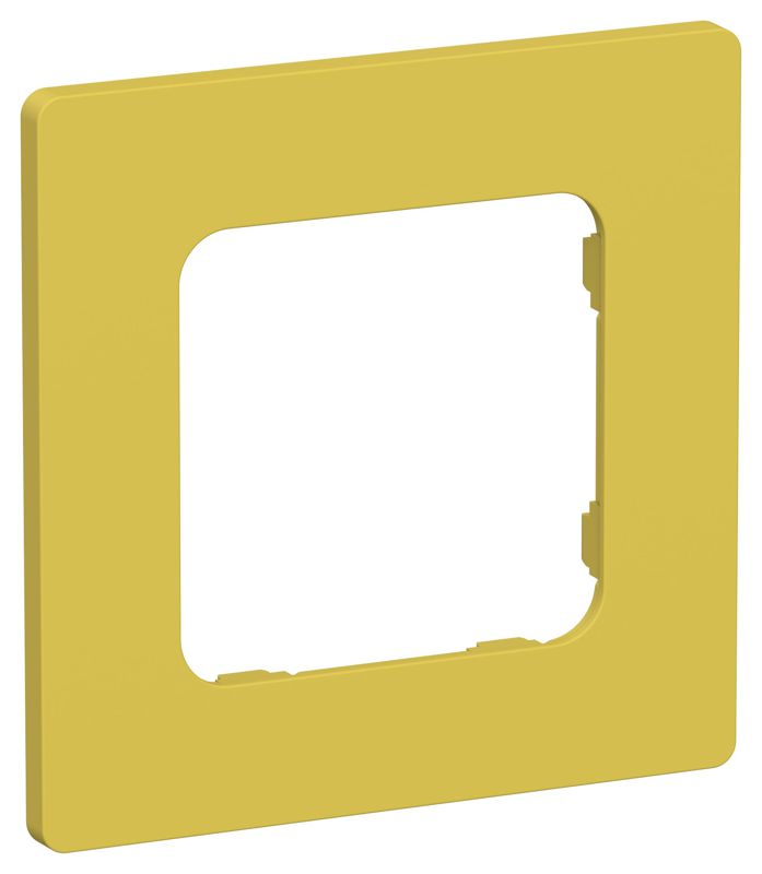 Рамка 1-м СП FLITE РУ-1-К-ФлЖК желт. карри IEK FI-M12-32-20-K44