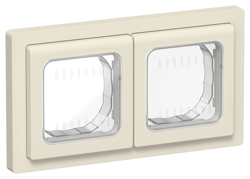 Рамка 2-м СП FLITE Рпро-2-55-ФлСл IP55 сливочный IEK FI-M20-32-55-K86
