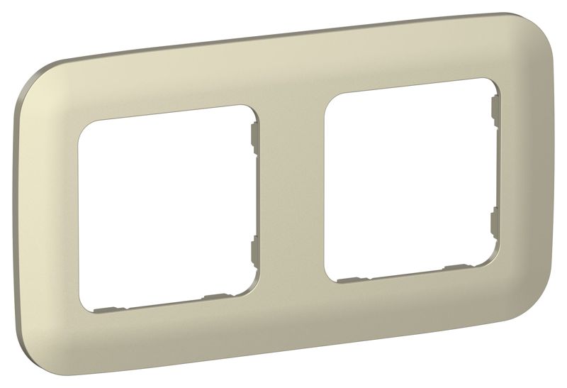 Рамка 2-м СП FLITE РУ-2-А-ФлШ шампань IEK FI-M22-31-20-K37