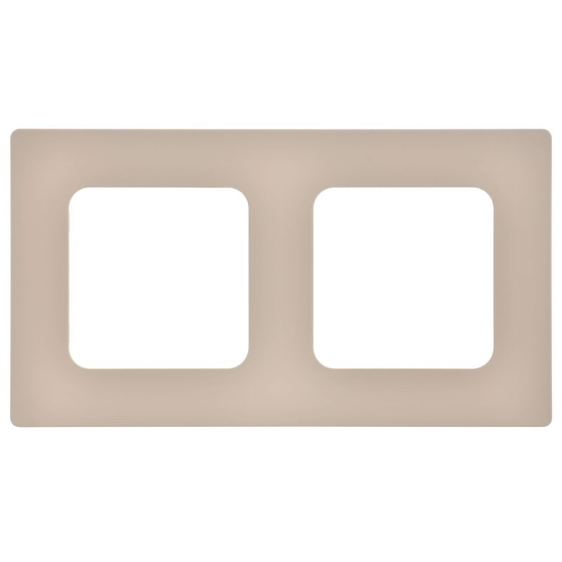 Рамка 2-м СП FLITE РУ-2-К-ФлЛ льняной IEK FI-M22-32-20-K88