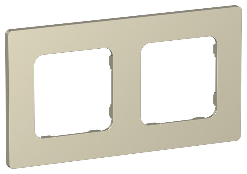 Рамка 2-м СП FLITE РУ-2-К-ФлШ шампань IEK FI-M22-32-20-K37