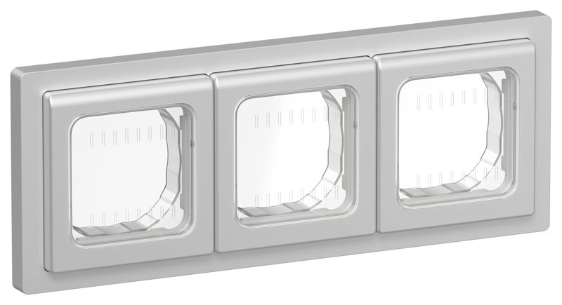 Рамка 3-м СП FLITE Рпро-3-55-ФлА IP55 алюм. IEK FI-M30-32-55-K47