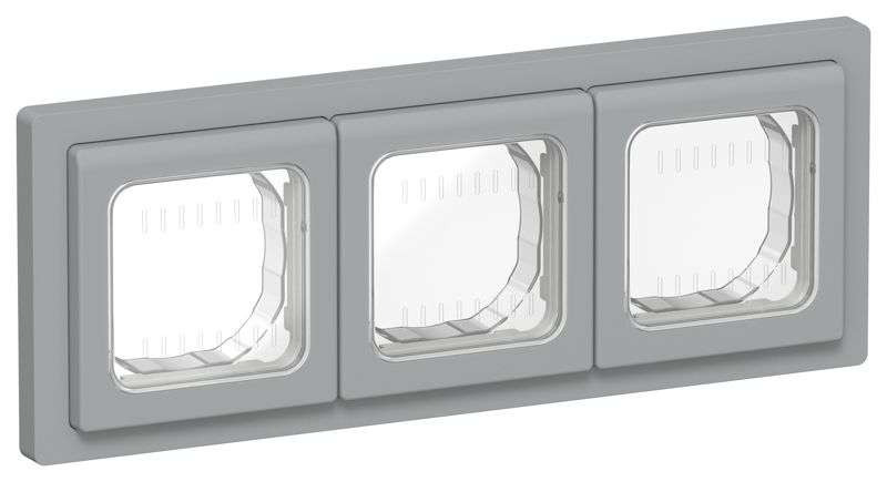 Рамка 3-м СП FLITE Рпро-3-55-ФлС IP55 сер. IEK FI-M30-32-55-K03