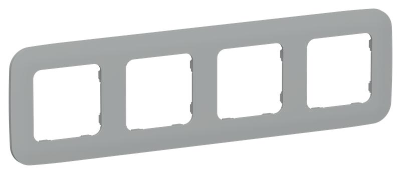 Рамка 4-м СП FLITE РУ-4-А-ФлС сер. IEK FI-M42-31-20-K03