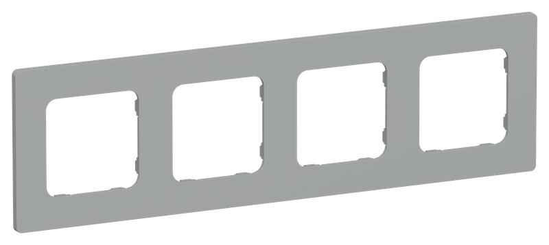 Рамка 4-м СП FLITE РУ-4-К-ФлС сер. IEK FI-M42-32-20-K03