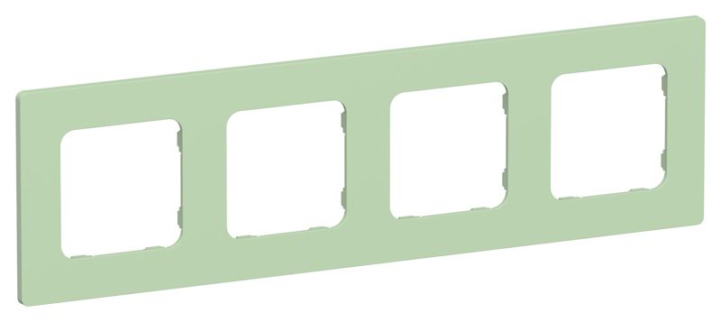 Рамка 4-м СП FLITE РУ-4-К-ФлФ фисташк. IEK FI-M42-32-20-K93