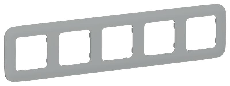 Рамка 5-м СП FLITE РУ-5-А-ФлС сер. IEK FI-M52-31-20-K03