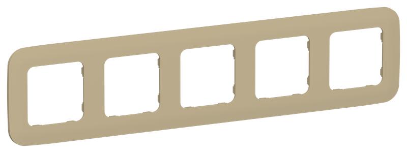 Рамка 5-м СП FLITE РУ-5-А-ФлХ хаки IEK FI-M52-31-20-K59