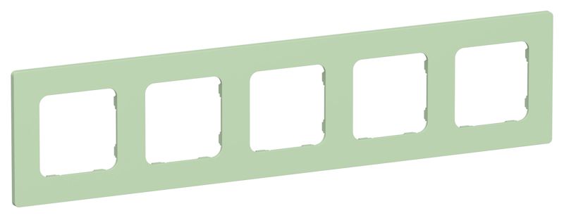 Рамка 5-м СП FLITE РУ-5-К-ФлФ фисташк. IEK FI-M52-32-20-K93