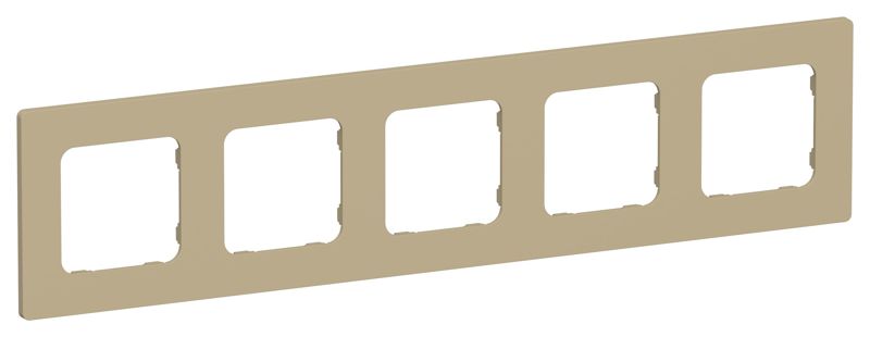 Рамка 5-м СП FLITE РУ-5-К-ФлХ хаки IEK FI-M52-32-20-K59