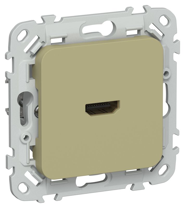 Розетка HDMI СП FLITE РШДМА-ФлО механизм олив. IEK FI-H10-K26