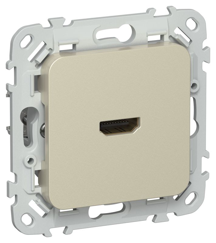 Розетка HDMI СП FLITE РШДМА-ФлШ механизм шампань IEK FI-H10-K37