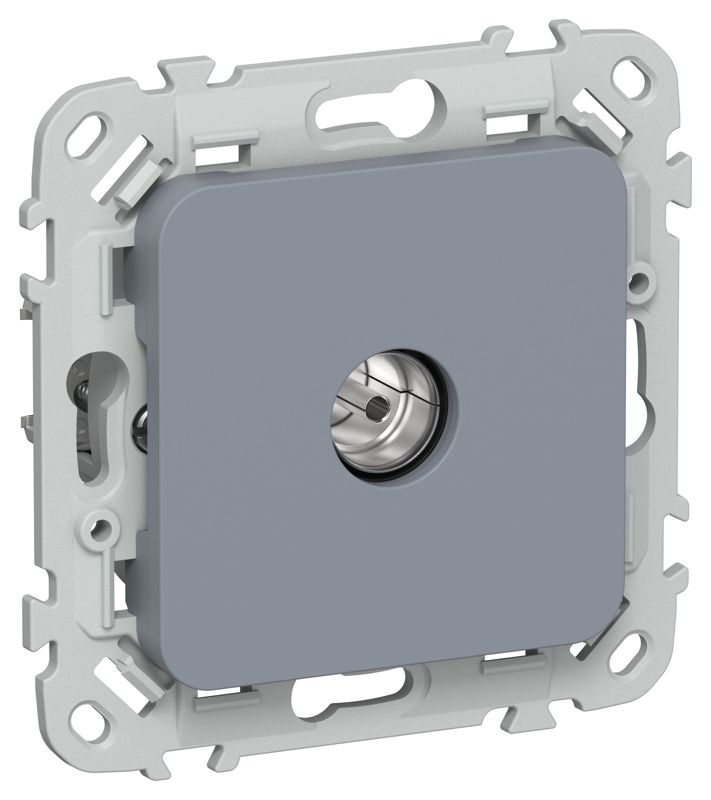 Розетка телевизионная проходная СП FLITE РТВм-1-1-2-ФлМ тип M экранир. механизм маренго IEK FI-A13-P-K35