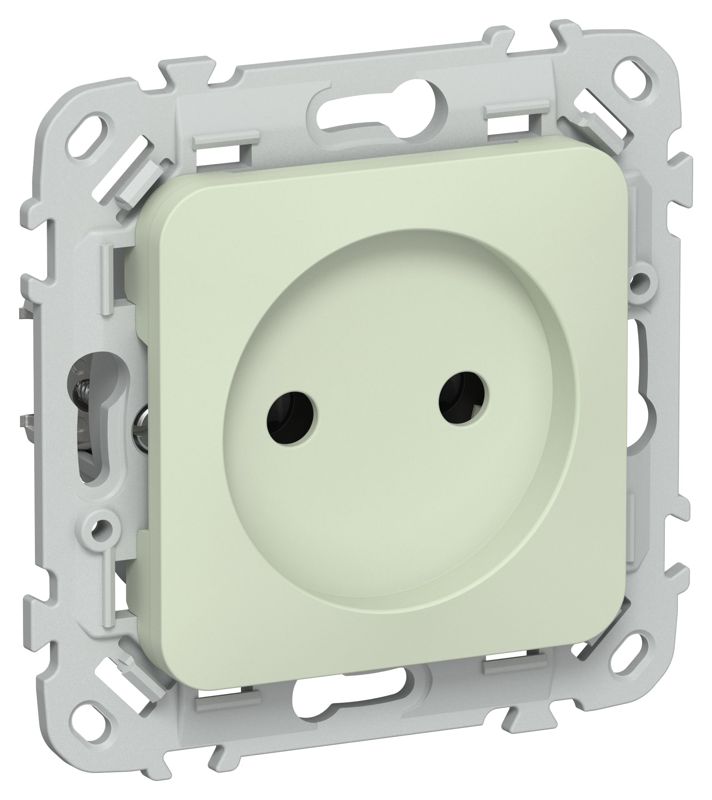 Розетка СП FLITE РС01-0-ФлП 10А без заземл. без защ. шторок механизм панг IEK FI-R10-10-K92