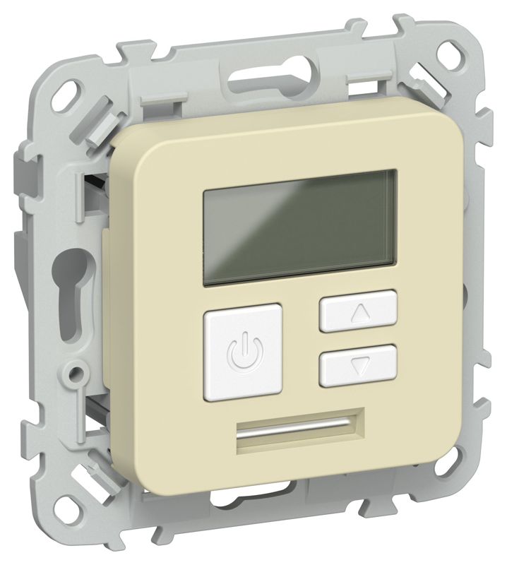 Термостат электронный СП FLITE Т-ФлН 16А с дисплеем механизм навахо IEK FI-RT11-K87