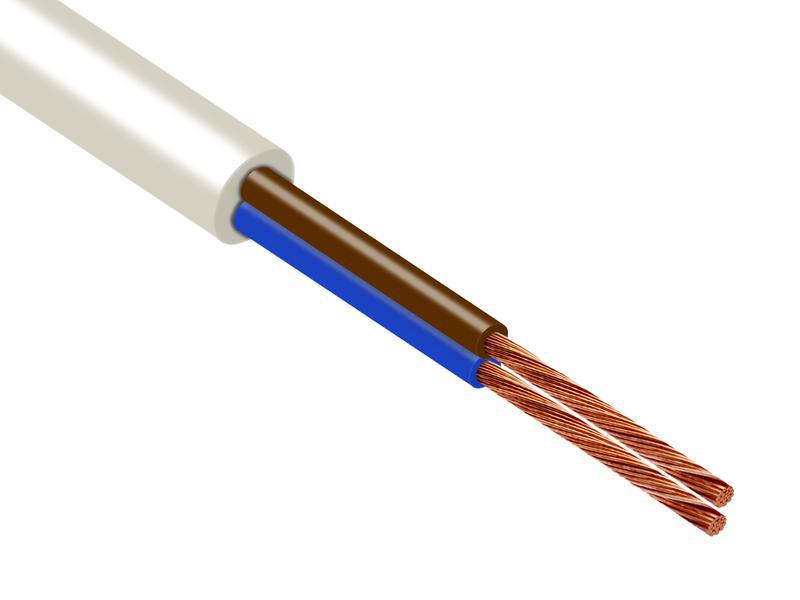 Провод TOKOV ELECTRIC ПВС 2х0.75 380В Б (уп.5м) 1945423