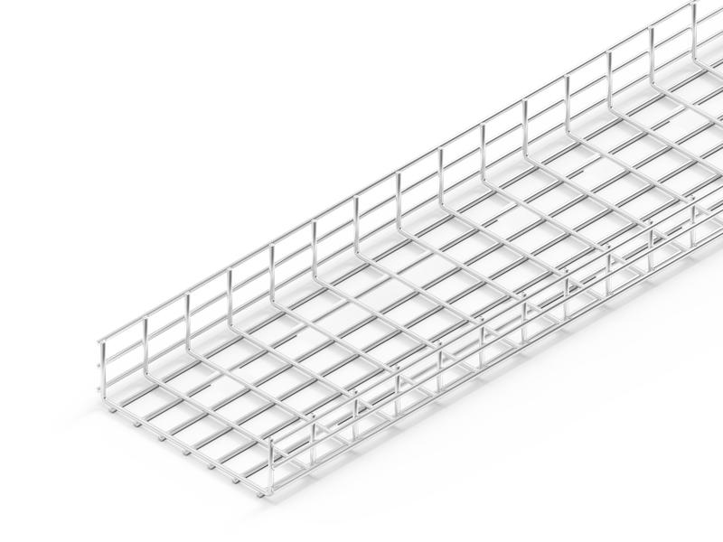 Лоток проволочный прямой усилен. 350х105 L3000 5мм СОЭМИ Н6125036351