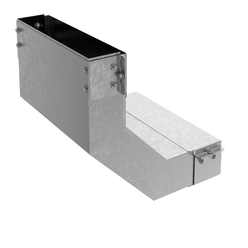 Короб угловой вверх 90град. 50х100 сталь 1.2мм КУ90В.100.50.355.1.2.2 СОЭМИ Н7243105262