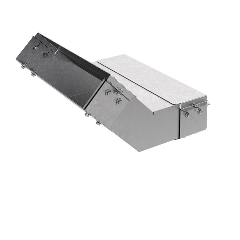 Короб угловой вверх 45град. 100х200 сталь 1.5мм КУ45В.200.100.400.1.5.1 СОЭМИ Н7233210271