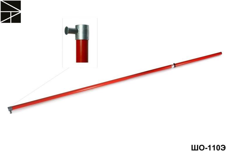 Штанга изолирующая оперативная ШО-110Э (двухзвенная) с протоколом испытаний ЭЛЕКТРО ТРЕЙД ET-SHO109D-P
