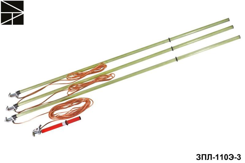 Заземление переносное для воздушных линий ЗПЛ-110Э-3 сечение 95мм с протоколом испытаний ЭЛЕКТРО ТРЕЙД ET-Z175-95-P