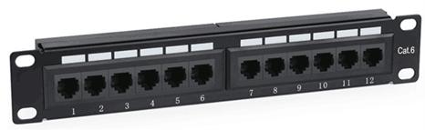 Панель коммутационная UTP кат.6 12p 10дюйм 1U SUPRLAN 10-0409