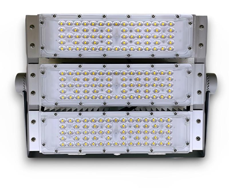 Светильник светодиодный SMD 120Вт 6000К IP67 16800лм 85-265В 360х235х100мм промышлен. на лире KRASO PR-120