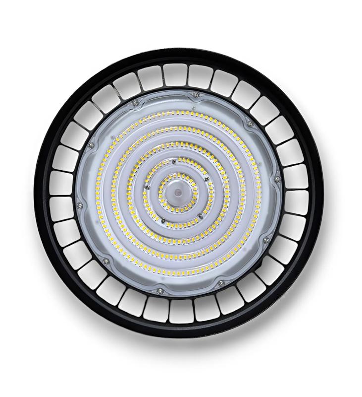 Светильник светодиодный ДСП 250Вт 5000К IP65 40000лм 180-260В 358х358х125мм промышлен. с регулир. драйвером рымболт + лира KRASO UFO(S)-250
