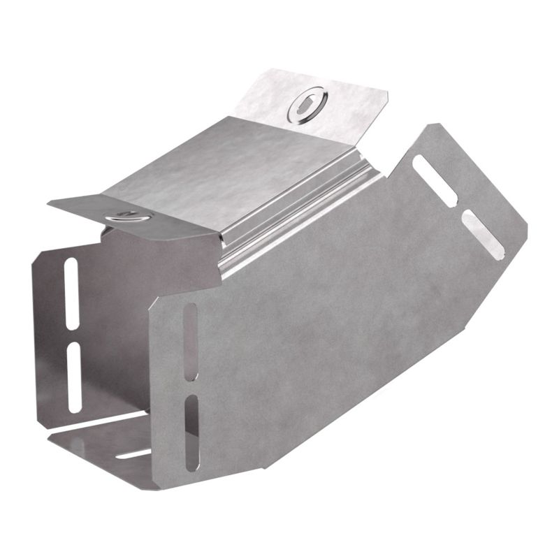 Угол вертикальный внутр. 45град. 100х100 0.7мм с крышкой Стандарт Промрукав PR16.0535