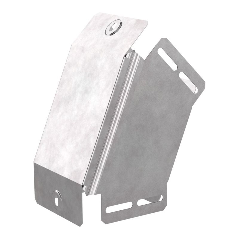 Угол вертикальный внешн. 45град. 100х100 0.7мм с крышкой Стандарт Промрукав PR16.0553