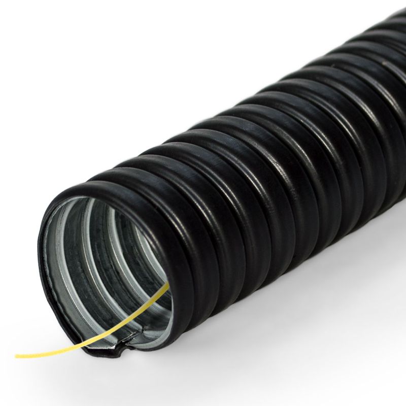 Металлорукав в ПВХ изоляции Р3-ЦП-НГ-18 с/з (уп.50м) Промрукав PR04.0116