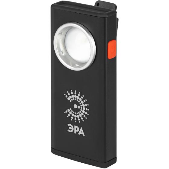 Фонарь светодиодный RA-802 АР "Офицерский" универсальный ручной аккумуляторный алюм. с магнитом и крючком Эра Б0070018