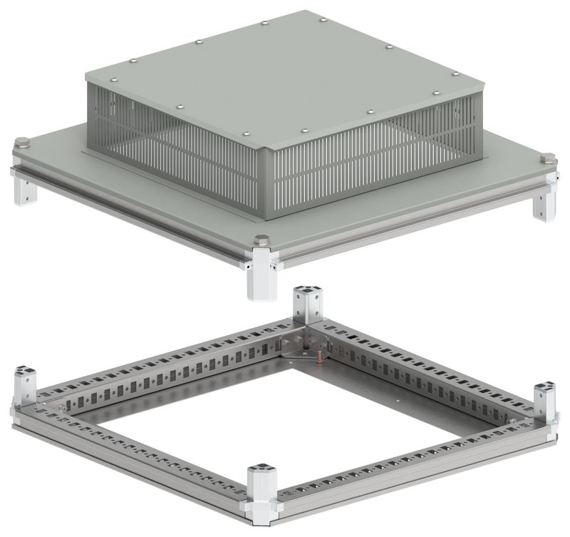 Крыша и основание (под фланец) 600х600 IP31 FORMAT IEK FO-00-KOF-060-060-31