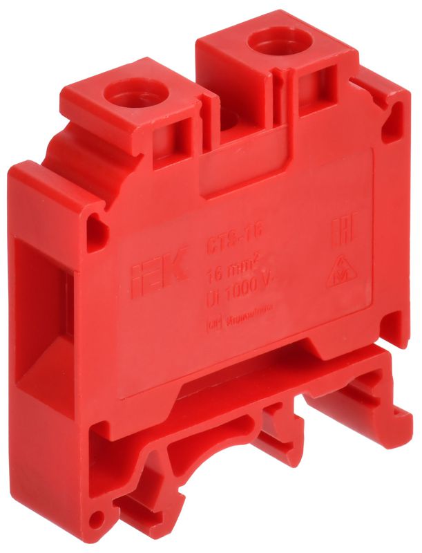 Клемма винтовая CTS 16кв.мм красн. ARMAFIX IEK AF-CT10-00-K04-016