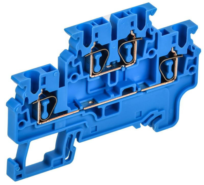 Клемма пружинная 2 уровня CXDL2.5 BU ARMAFIX IEK AF-CT40-00-2-K07-002