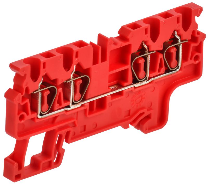 Клемма пружинная CX2.5-4 четырехконтактная красн. ARMAFIX IEK AF-CT42-00-4-K04-002