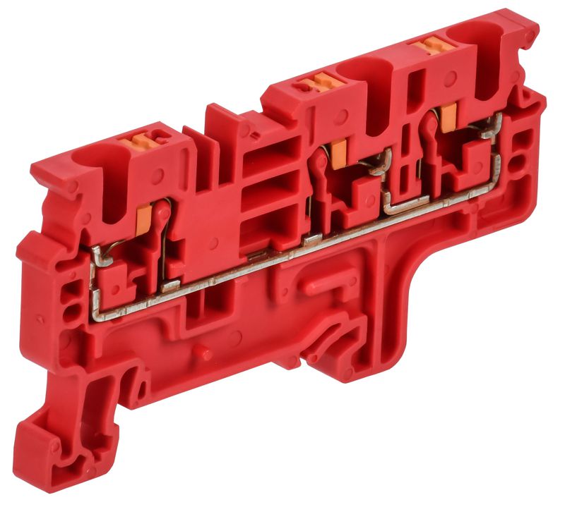 Клемма пружинная Push In CP-MC 3 выв. 4кв.мм красн. ARMAFIX IEK AF-CT22-00-3-K04-004